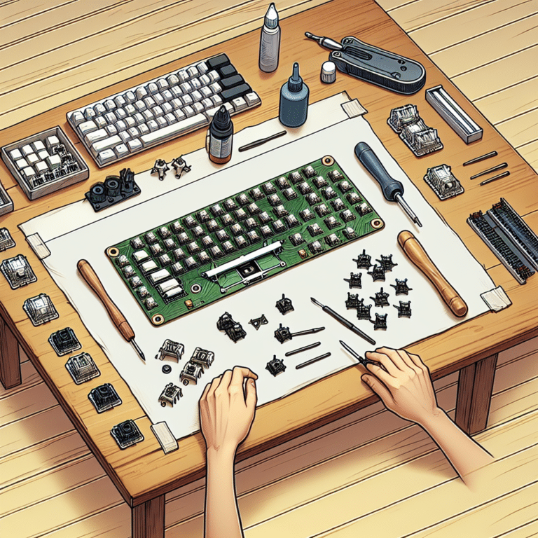 Step-by-step guide to assembling keyboards