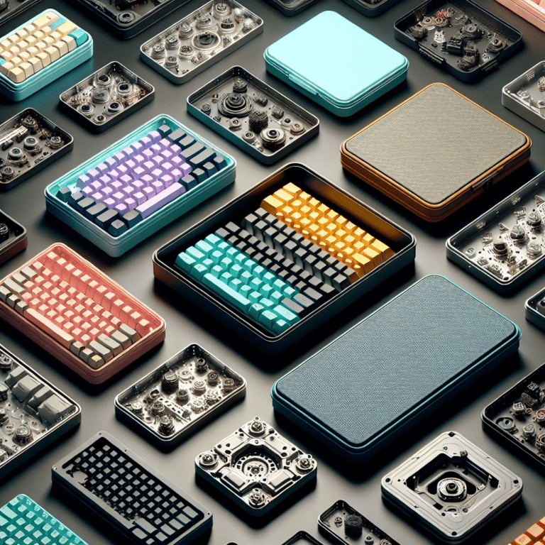 Top cases for mechanical keyboard assembly