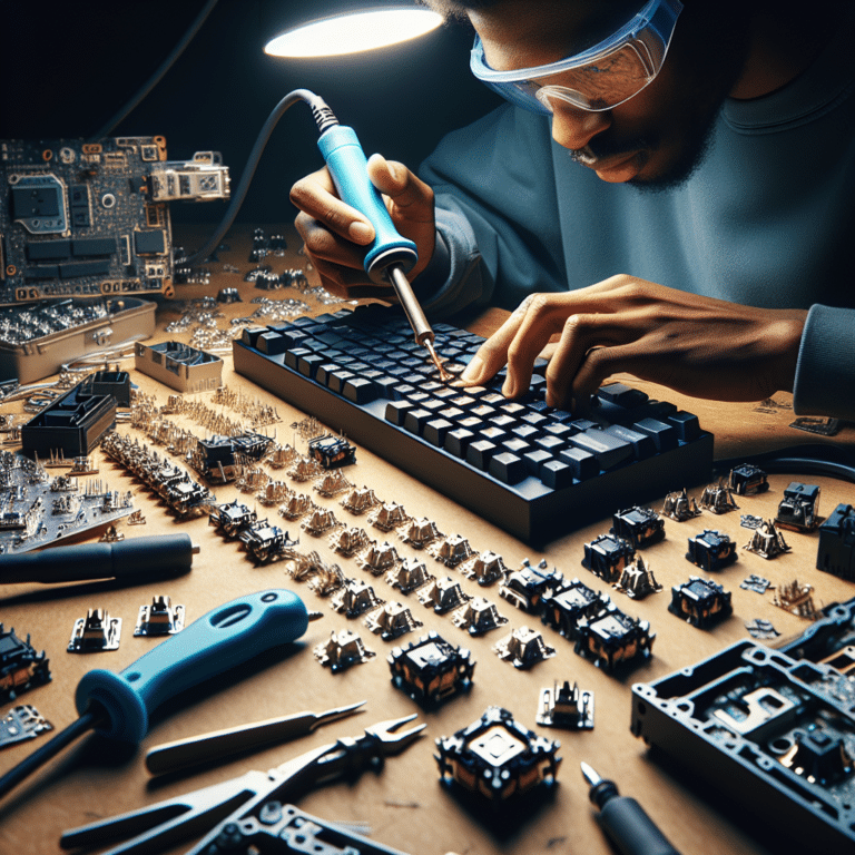 How to solder switches on mechanical keyboards