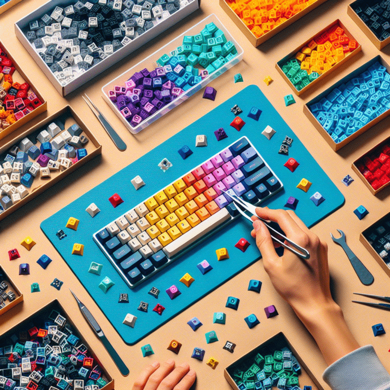 Choosing keycaps for custom keyboard builds