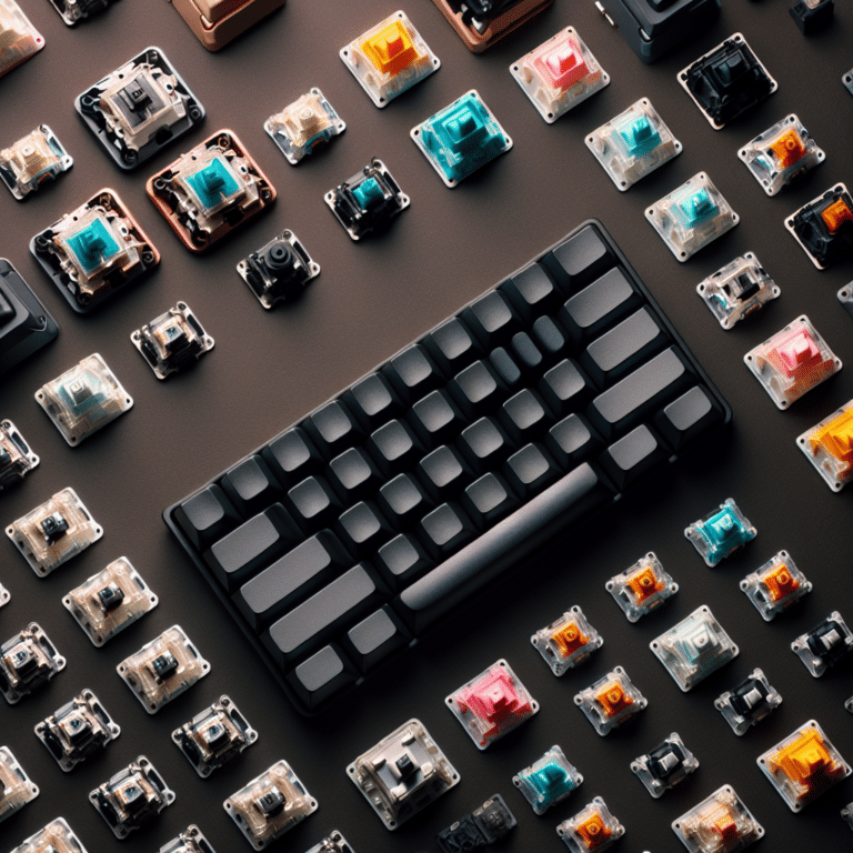 Switches for ergonomic mechanical keyboards