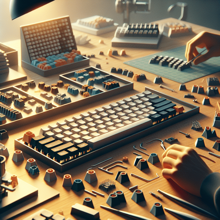 The art of aligning keycaps for optimised typing experience