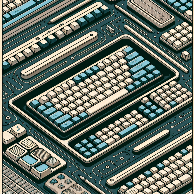 The art of aligning keycaps for optimised typing experience