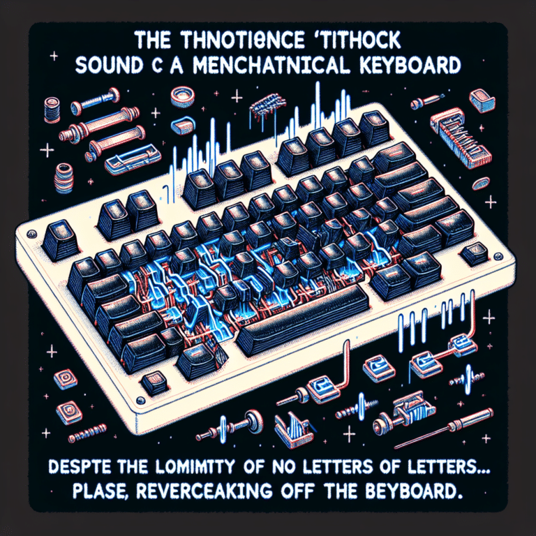 Demystifying the thock sound from mechanical keyboards