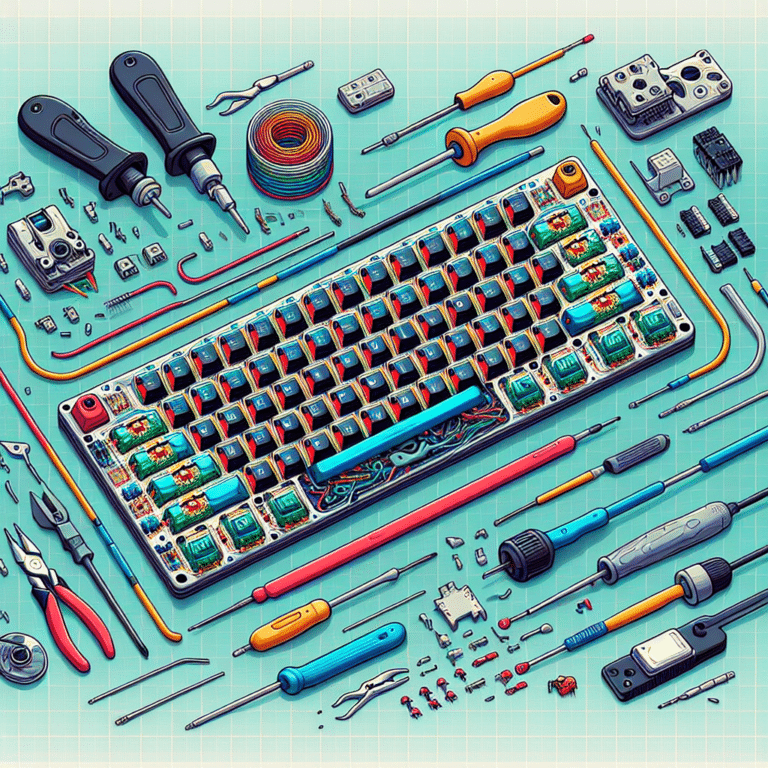 How to wire a custom mechanical keyboard