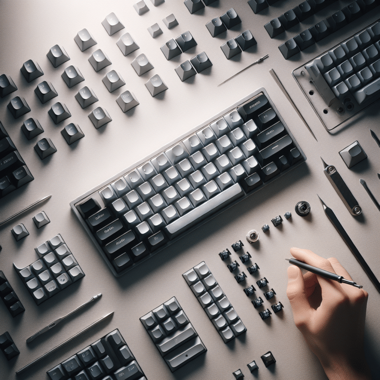 The art of aligning keycaps for optimised typing experience