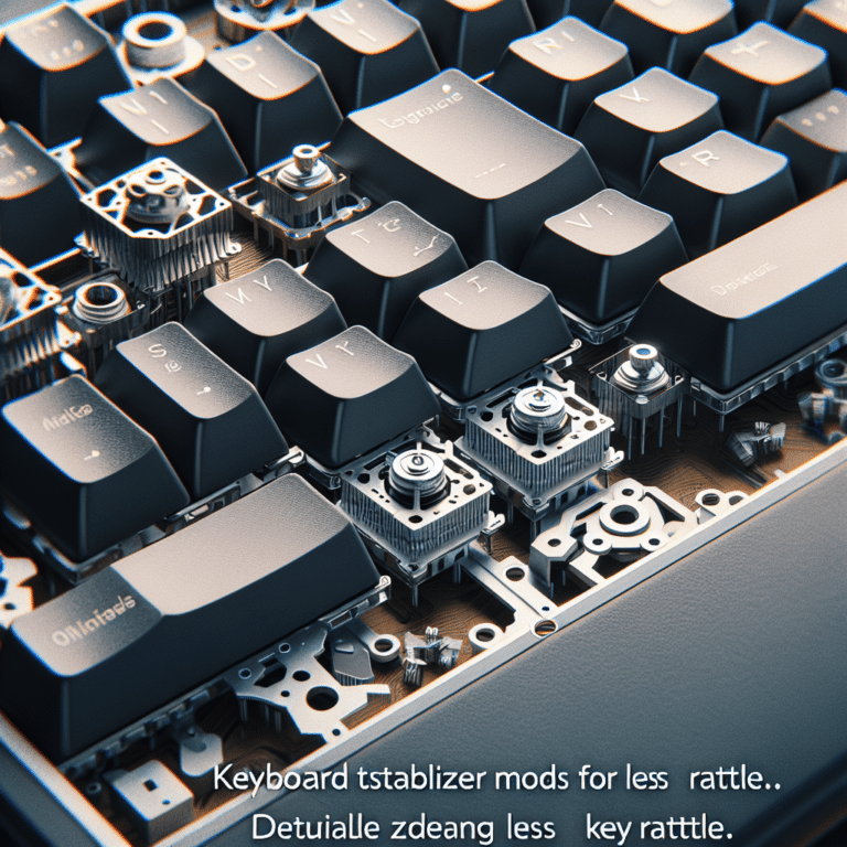 Keyboard Stabilizer Mods for Less Rattle