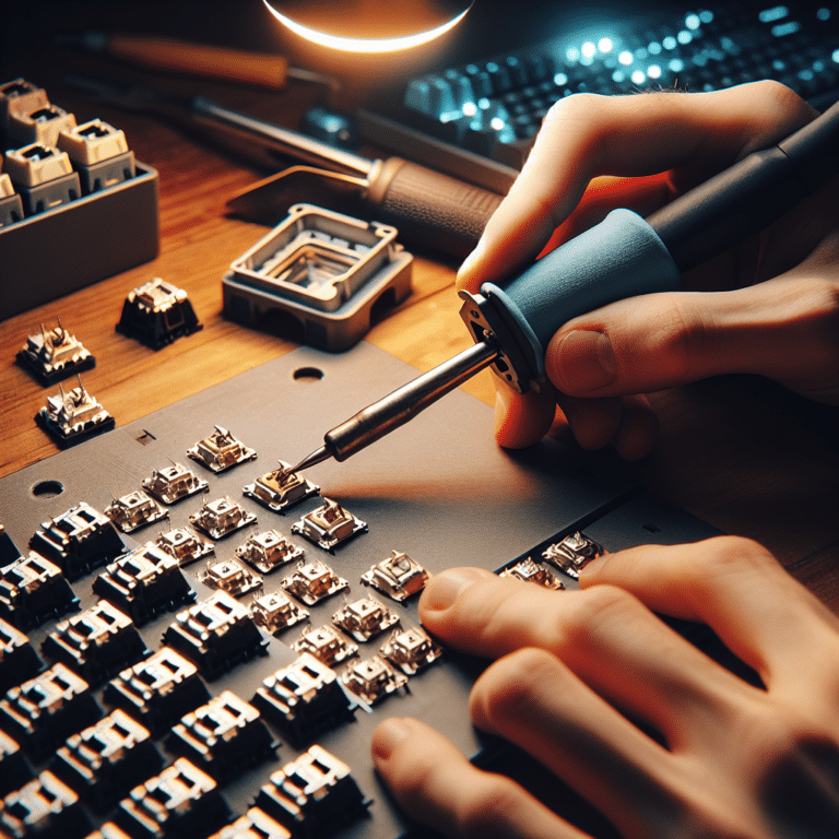 How to solder switches on mechanical keyboards
