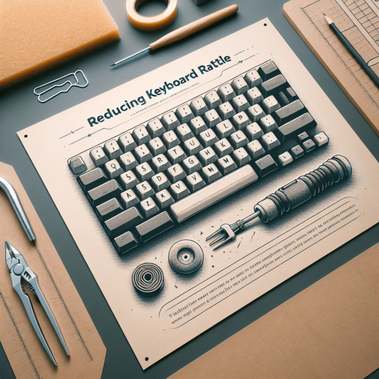 A tutorial on reducing keyboard rattle effectively