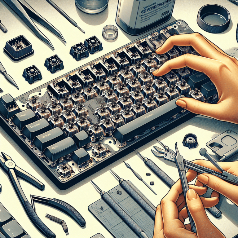 Modding Mechanical Keyboards for Quieter Typing