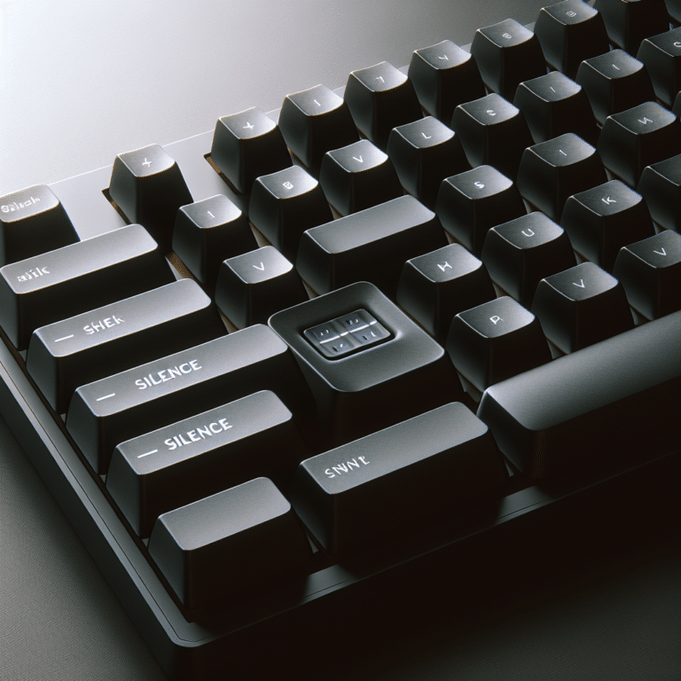 Switches that reduce keyboard noise