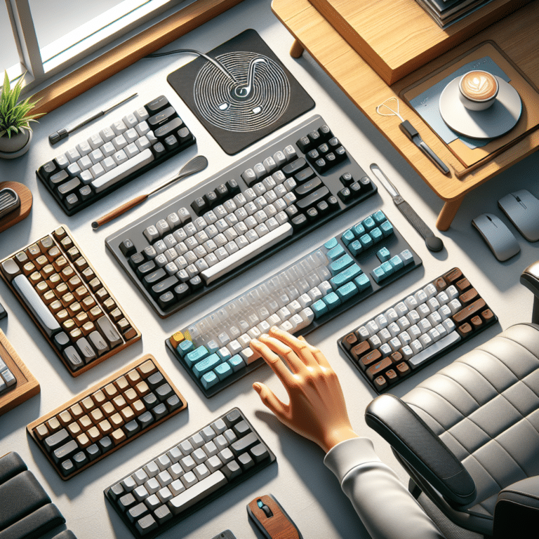 Quiet switches for home office keyboards