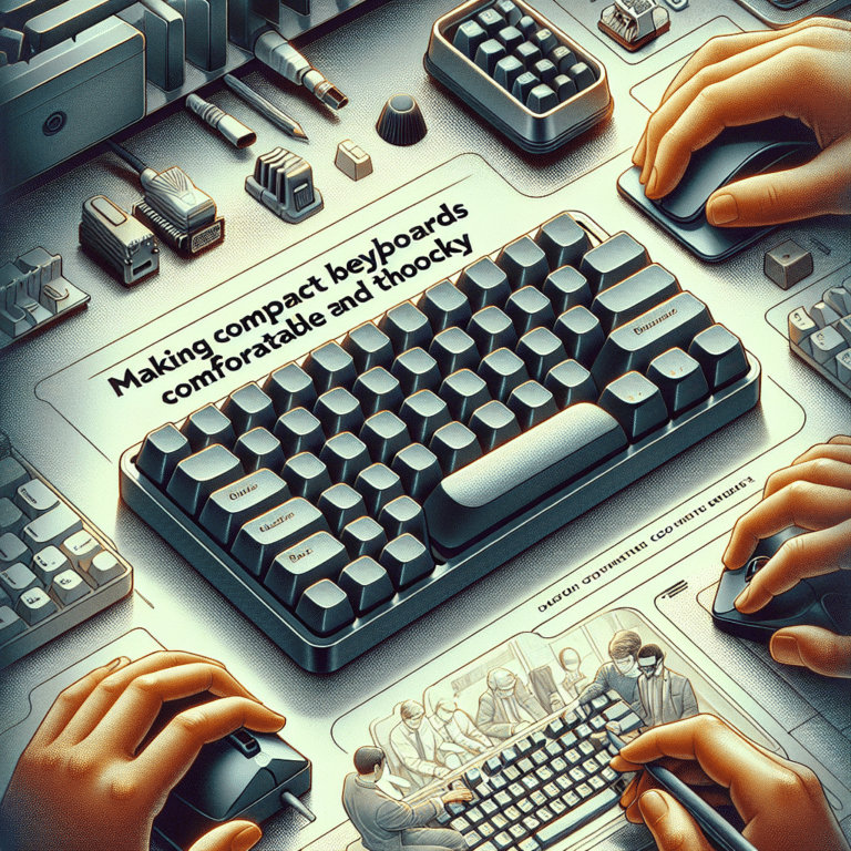 Making Compact Keyboards Comfortable and Thocky