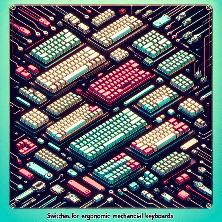 Switches for ergonomic mechanical keyboards