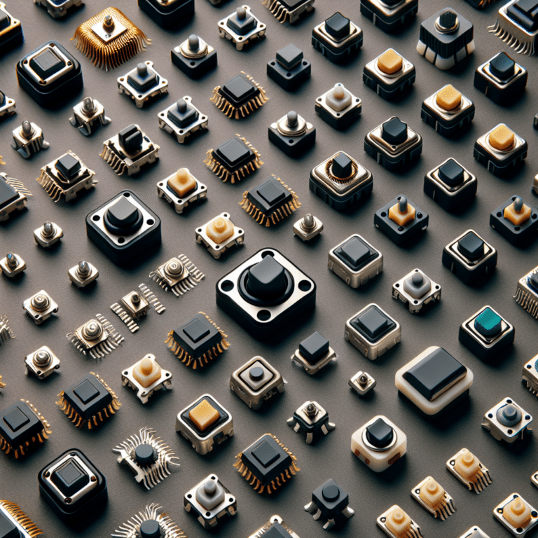 Top tactile switches for a satisfying thock
