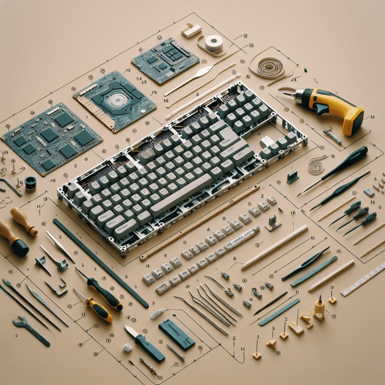 Step-by-step guide to assembling keyboards