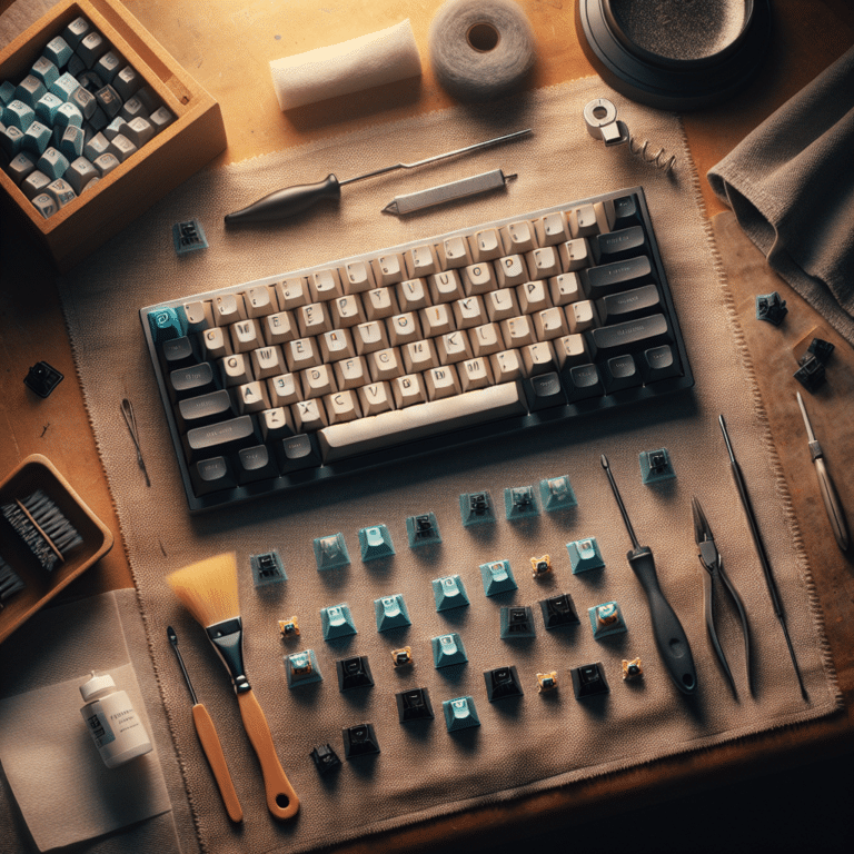 Cleaning and maintaining mechanical keyboards
