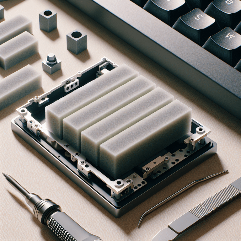 Adding Foam Mods for Better Keyboard Sound
